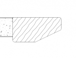 2500 Reversed Large Slope Wood Edge